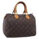 LOUIS VUITTON Monogram Speedy 25 Hand Bag M41528 LV Auth 201331-1