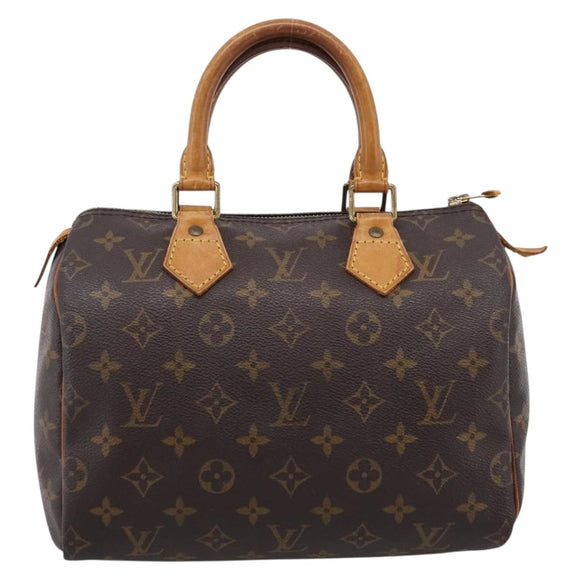 LOUIS VUITTON Monogram Speedy 25 Hand Bag M41528 LV Auth 201331