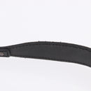 FENDI Zucca Canvas Chain Shoulder Bag Black Brown Auth 201338V-9