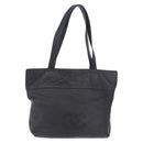 CHANEL Tote Bag Lamb Skin Black CC Auth 201339A-2