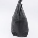 CHANEL Tote Bag Lamb Skin Black CC Auth 201339A-5