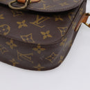 LOUIS VUITTON Monogram Saint Cloud PM Shoulder Bag M51244 LV Auth 201345-13