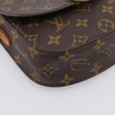 LOUIS VUITTON Monogram Saint Cloud PM Shoulder Bag M51244 LV Auth 201345-14