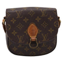 LOUIS VUITTON Monogram Saint Cloud PM Shoulder Bag M51244 LV Auth 201345-2