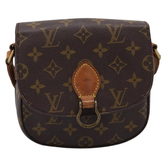 LOUIS VUITTON Monogram Saint Cloud PM Shoulder Bag M51244 LV Auth 201345