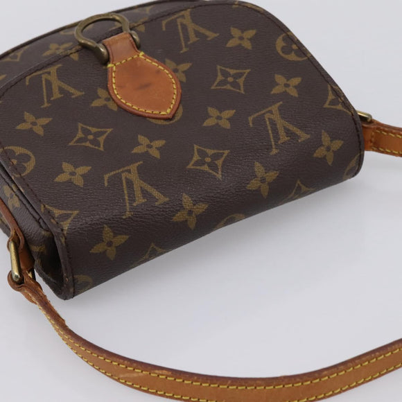 LOUIS VUITTON Monogram Saint Cloud PM Shoulder Bag M51244 LV Auth 201345