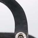 Christian Dior Lady Dior Canage Hand Bag Nylon Black Silver Auth 201347-9