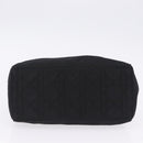 Christian Dior Lady Dior Canage Hand Bag Nylon Black Silver Auth 201347-6