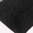 Christian Dior Lady Dior Canage Hand Bag Nylon Black Silver Auth 201347-17