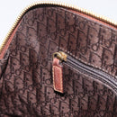 Christian Dior Straight Chic Hand Bag Canvas Beige Gold Auth 201348-23