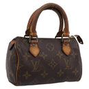 LOUIS VUITTON Monogram Mini Speedy Hand Bag M41534 LV Auth 201349-1