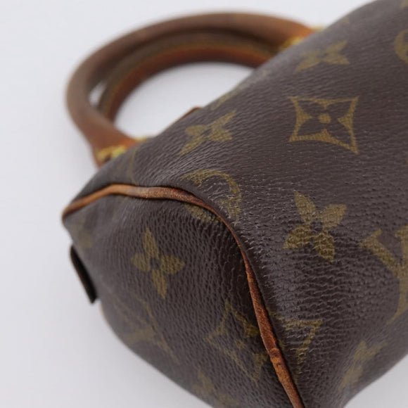 LOUIS VUITTON Monogram Mini Speedy Hand Bag M41534 LV Auth 201349