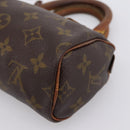 LOUIS VUITTON Monogram Mini Speedy Hand Bag M41534 LV Auth 201349-17