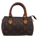 LOUIS VUITTON Monogram Mini Speedy Hand Bag M41534 LV Auth 201349-13