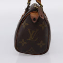 LOUIS VUITTON Monogram Mini Speedy Hand Bag M41534 LV Auth 201349-4