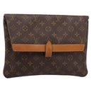 LOUIS VUITTON Monogram Pochette Priant Clutch Bag M51805 LV Auth 201350-13
