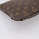 LOUIS VUITTON Monogram Pochette Priant Clutch Bag M51805 LV Auth 201350-23
