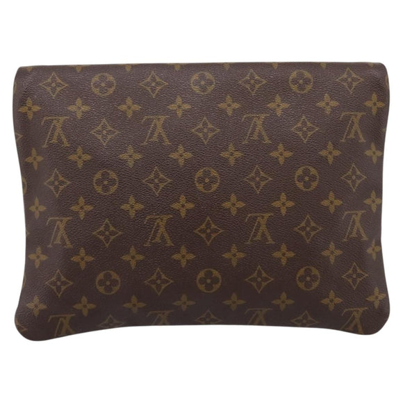 LOUIS VUITTON Monogram Pochette Priant Clutch Bag M51805 LV Auth 201350
