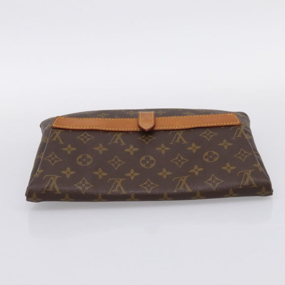 LOUIS VUITTON Monogram Pochette Priant Clutch Bag M51805 LV Auth 201350