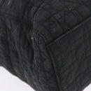 Christian Dior Lady Dior Canage Hand Bag Canvas Black Gold Auth 201352-10