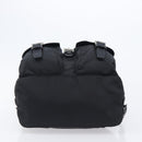PRADA Backpack Nylon Black Silver Auth 201355-5