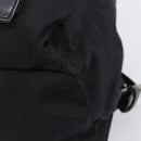 PRADA Backpack Nylon Black Silver Auth 201355-16