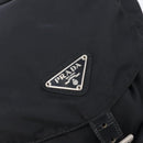 PRADA Backpack Nylon Black Silver Auth 201355-20