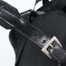 PRADA Backpack Nylon Black Silver Auth 201355-9