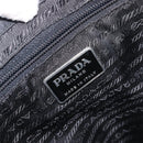 PRADA Backpack Nylon Black Silver Auth 201355-23