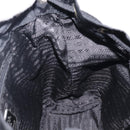 PRADA Backpack Nylon Black Silver Auth 201355-24
