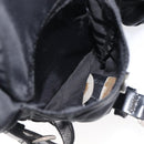 PRADA Backpack Nylon Black Silver Auth 201355-28