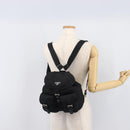 PRADA Backpack Nylon Black Silver Auth 201355-30