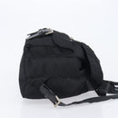 PRADA Backpack Nylon Black Silver Auth 201355-3