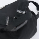 PRADA Backpack Nylon Black Silver Auth 201355-7