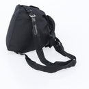 PRADA Backpack Nylon Black Silver Auth 201355-8