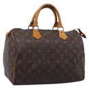 LOUIS VUITTON Monogram Speedy 30 Hand Bag M41526 LV Auth 201356-1