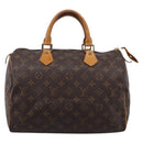 LOUIS VUITTON Monogram Speedy 30 Hand Bag M41526 LV Auth 201356-13