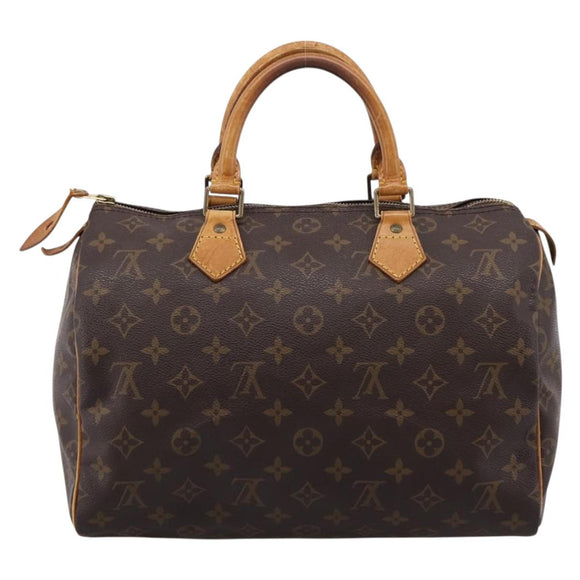 LOUIS VUITTON Monogram Speedy 30 Hand Bag M41526 LV Auth 201356