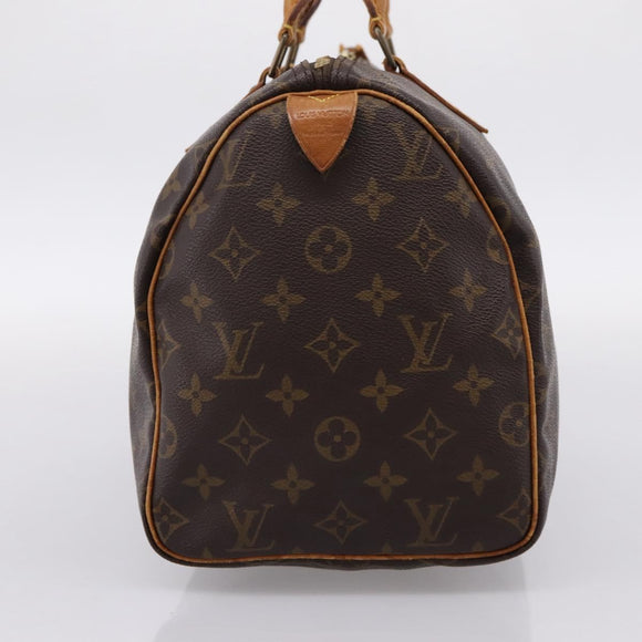 LOUIS VUITTON Monogram Speedy 30 Hand Bag M41526 LV Auth 201356
