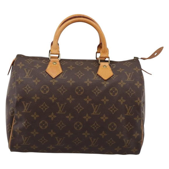 LOUIS VUITTON Monogram Speedy 30 Hand Bag M41526 LV Auth 201358