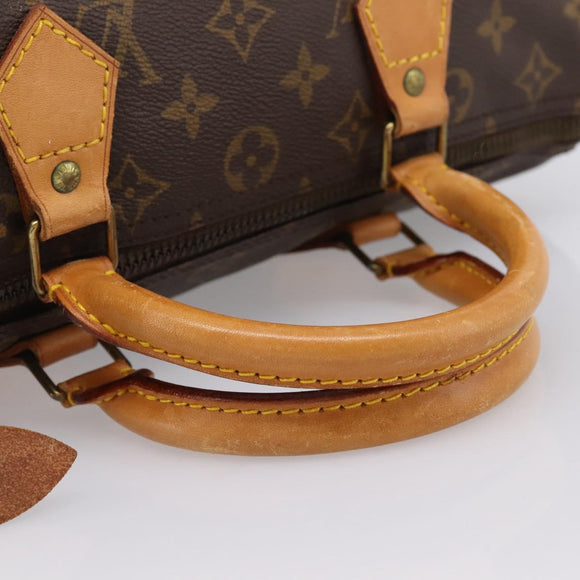 LOUIS VUITTON Monogram Speedy 30 Hand Bag M41526 LV Auth 201358