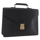 LOUIS VUITTON Epi Serviette Conseiller Business Bag Black M54422 LV Auth 201359-1