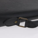 LOUIS VUITTON Epi Serviette Conseiller Business Bag Black M54422 LV Auth 201359-9