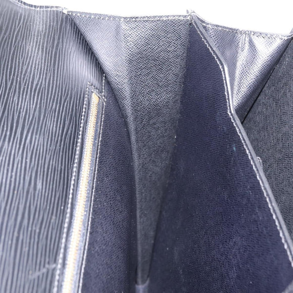 LOUIS VUITTON Epi Serviette Conseiller Business Bag Black M54422 LV Auth 201359