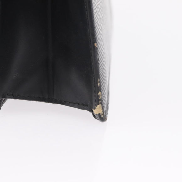 LOUIS VUITTON Epi Serviette Conseiller Business Bag Black M54422 LV Auth 201359