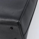 GUCCI Hand Bag Leather Black Silver 002 3754 1313 Auth 201365-15