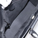 GUCCI Hand Bag Leather Black Silver 002 3754 1313 Auth 201365-11