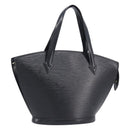 LOUIS VUITTON Epi Saint Jacques Shopping Shoulder Bag Black M52272 Auth 201369-1