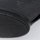 LOUIS VUITTON Epi Saint Jacques Shopping Shoulder Bag Black M52272 Auth 201369-10