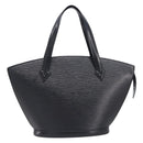 LOUIS VUITTON Epi Saint Jacques Shopping Shoulder Bag Black M52272 Auth 201369-2
